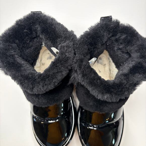 UGG Chillapeak Black Patent Boots 6 - Picture 4 of 7